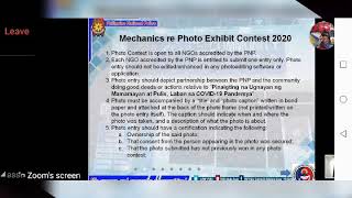 BRACER at Webinar /zoom meeting with NAPOLCOM & PNP PCADG