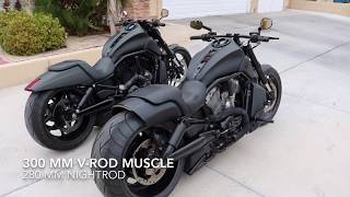 Custom 300Mm Vrod Muscle 280 Mm Nightrod By Dd Designs