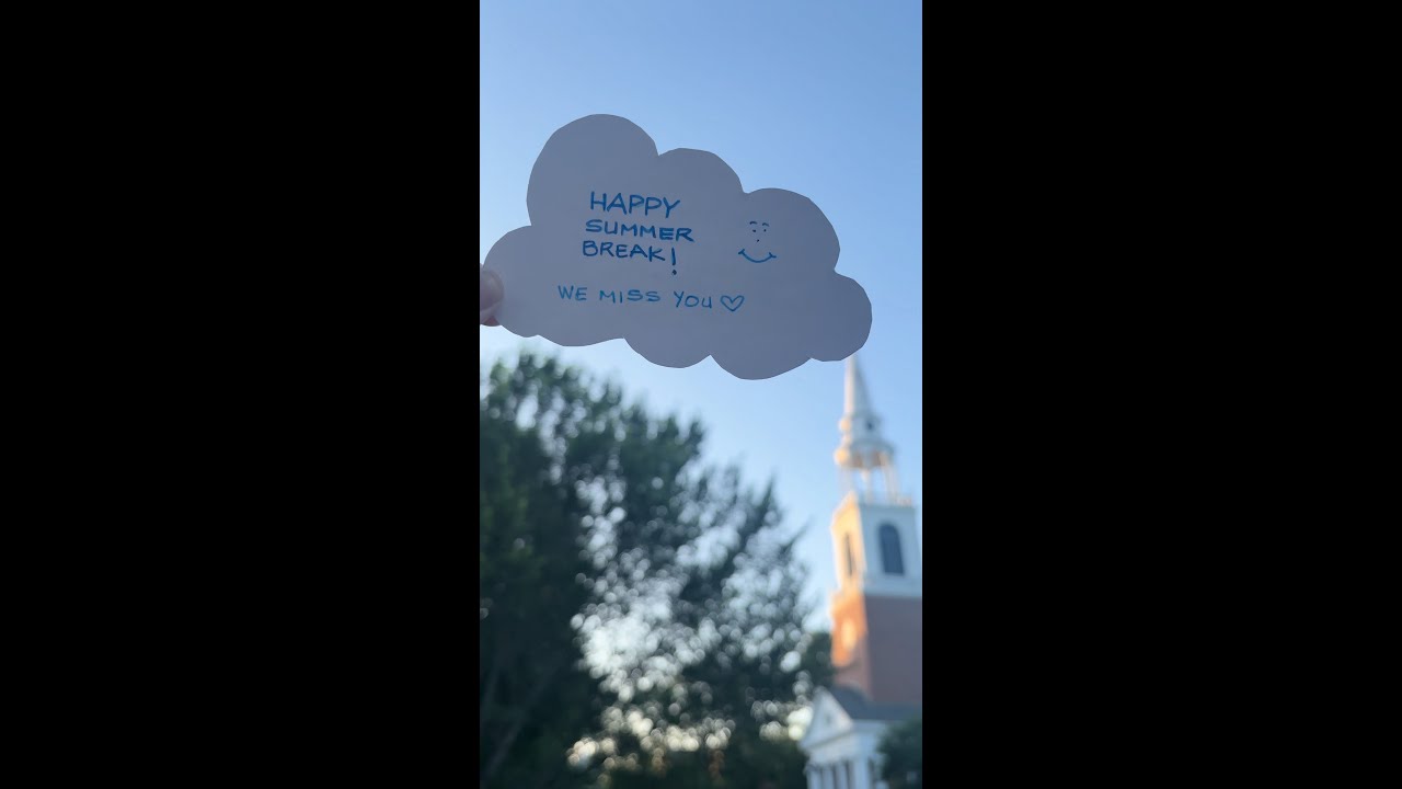 Wheaton MA Message in the Clouds