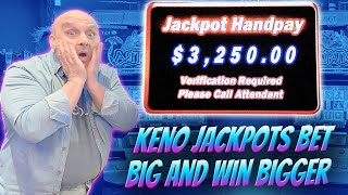 Keno Jackpots Bet Big and Win Bigger