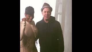 Fantasia Barrino sings Happy Birthday to Clive Davis filming The Color Purple musical