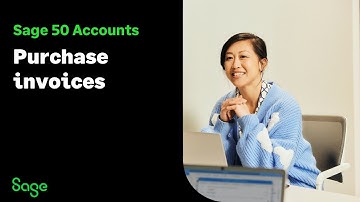 Sage 50 Accounts (UK): Purchase Invoices