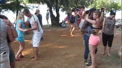 Rovinj salsa festival 2013, ⛱️ Paradiso beach party kizomba dance - 28.jun.2013, Croatia 🇭🇷