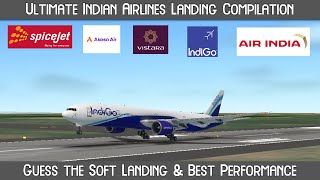 Ultimate Indian Airlines Landing Compilation | Soft Landings & Best Performances | RFS screenshot 1