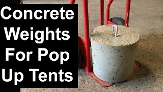 Concrete Weights For Pop Up Tents