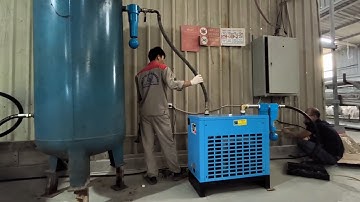 Hệ thống máy nén khí trục vít trong công nghiệp, nhà xưởng gồm những gì?