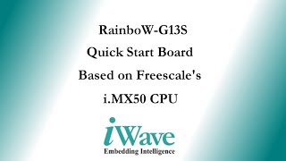 iWave's i.MX50 Quick Start Board (QSB)