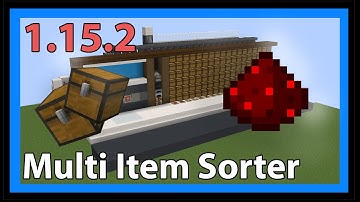 Minecraft 1.15-1.17 Java Multi-Item Sorter / Categorizer