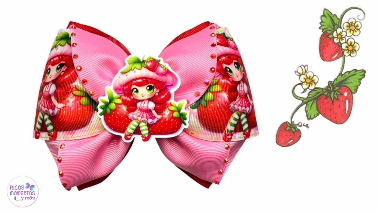 Moños con listón de 7.5 cm fáciles y económicos / moños para niñas / lazos de listón para niñas 