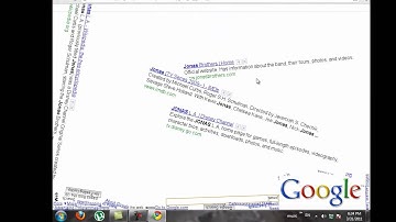 Chrome experiment-google gravity
