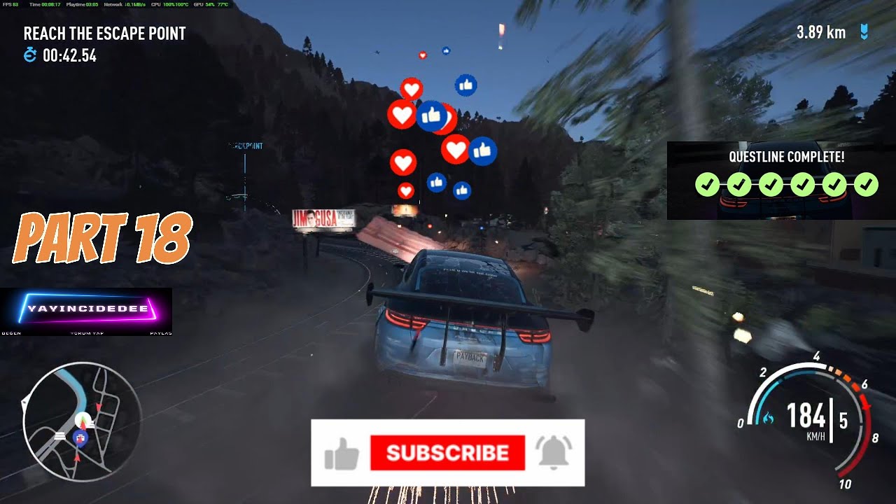 Need For Speed Payback Full Game Part 18 Jess Runner