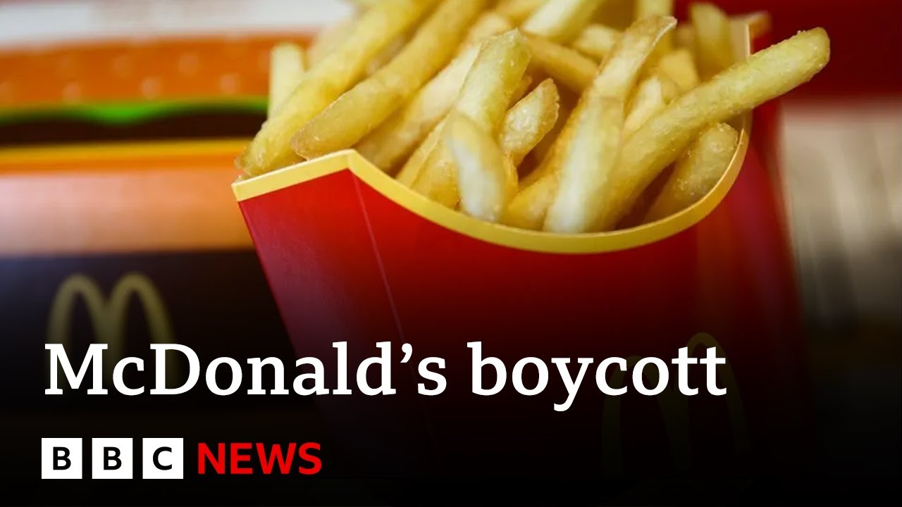 McDonald’s CEO warns of hit from boycotts | BBC News