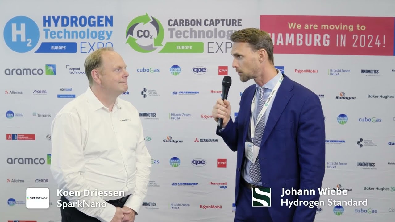 Exclusive Interview with Koen Driessen of Spark Nano at Hydrogen Technology Expo Europe
