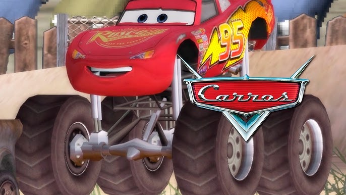 UM DOS MELHORES JOGO DE FILME DA DISNEY-PIXAR DE PS2: CARROS (RELÂMPAGO  MCQUEEN) KATIAAU!! 