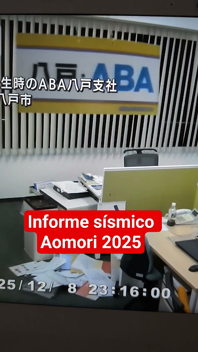 Laporan gempa bumi dari Jepang #aomoriearthquake