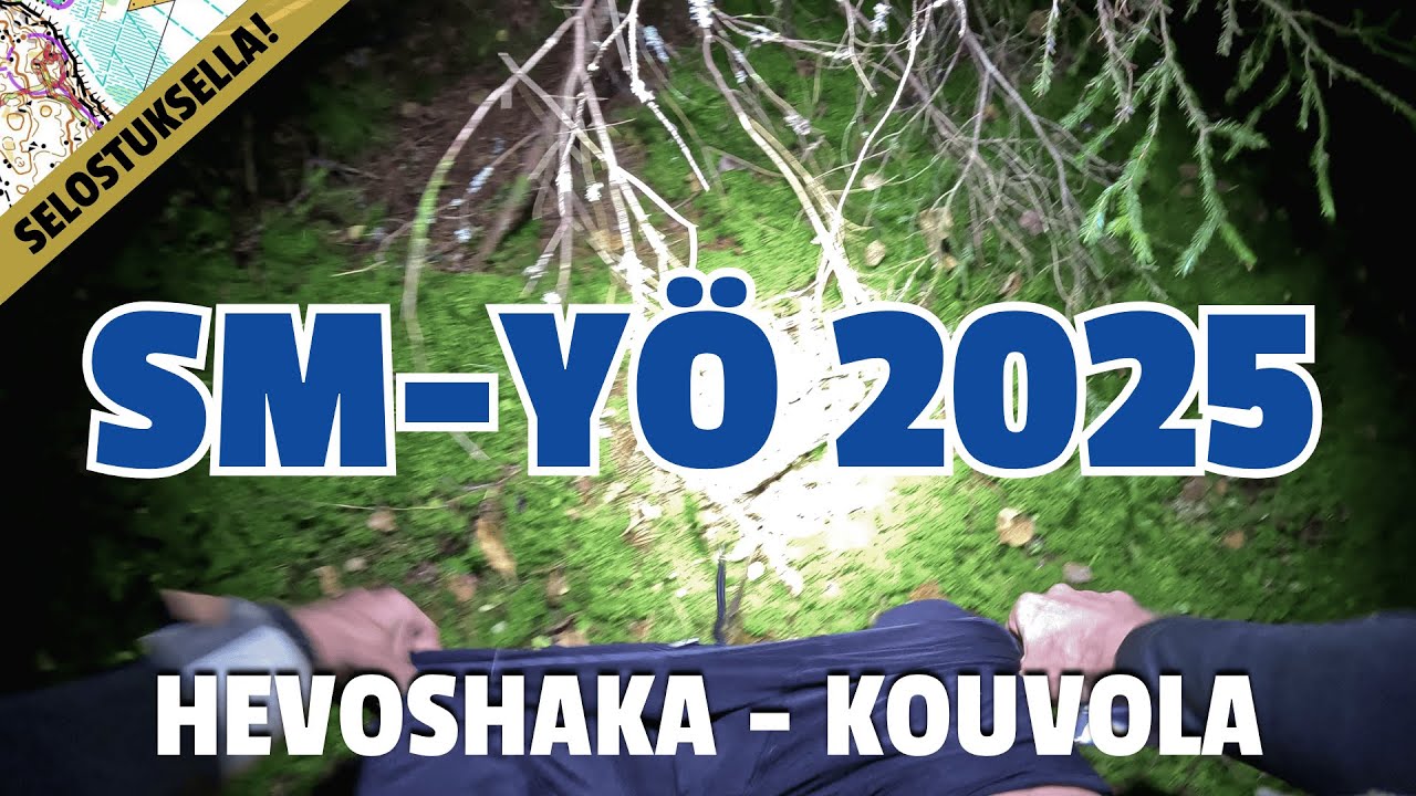 🗺️🌲SM-yö 2025 - selostuksella! | 📹Suunnistus