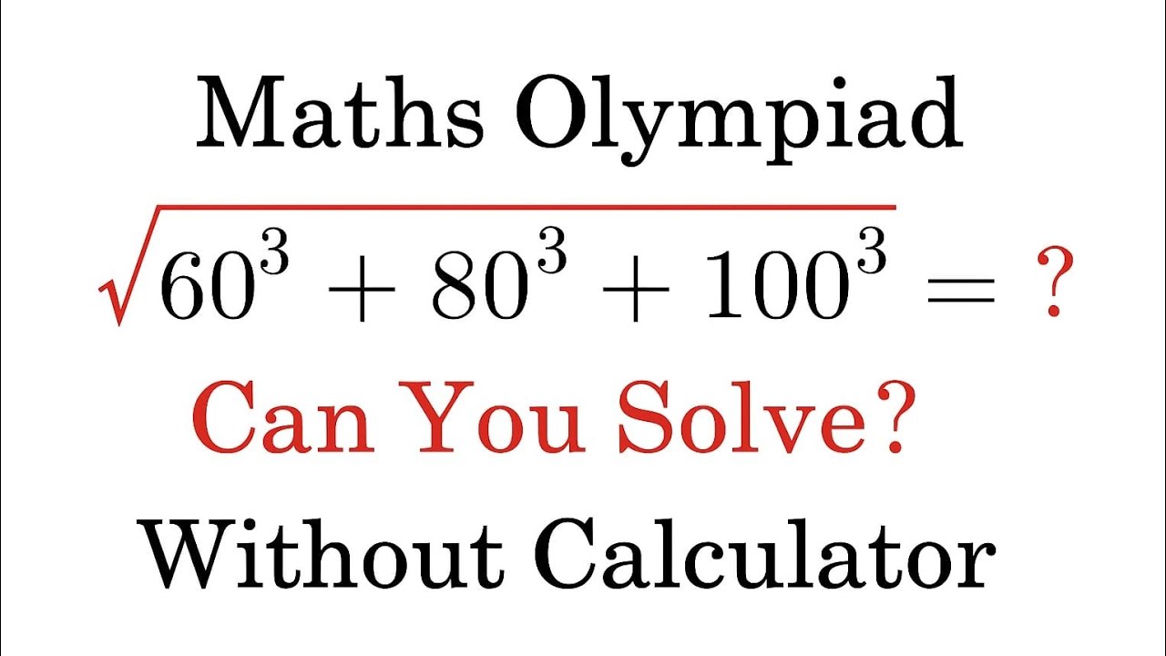 Germany | A Nice Square Root Algebra Simplification Problem Math | Math ...