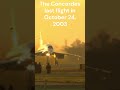 the Concordes last flight