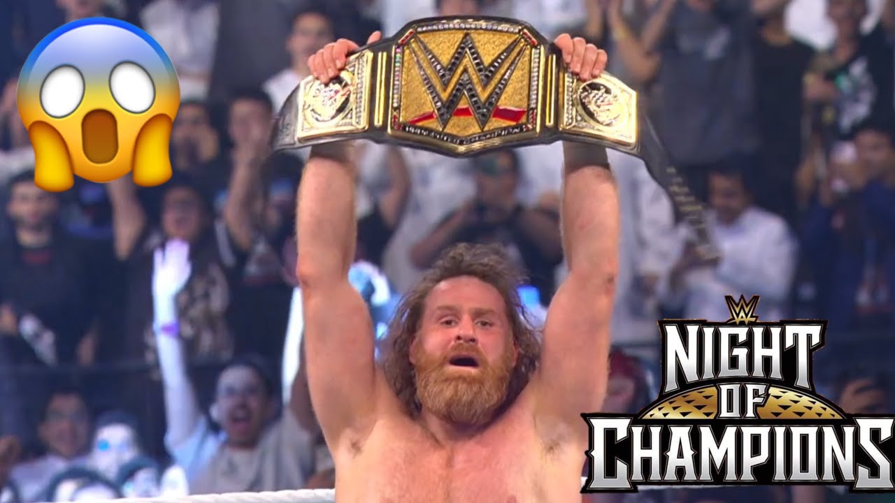 SAMI ZAYN WINS WWE CHAMPIONSHIP! OBA FEMI KING OF THE RING! WWE NIGHT OF CHAMPIONS 