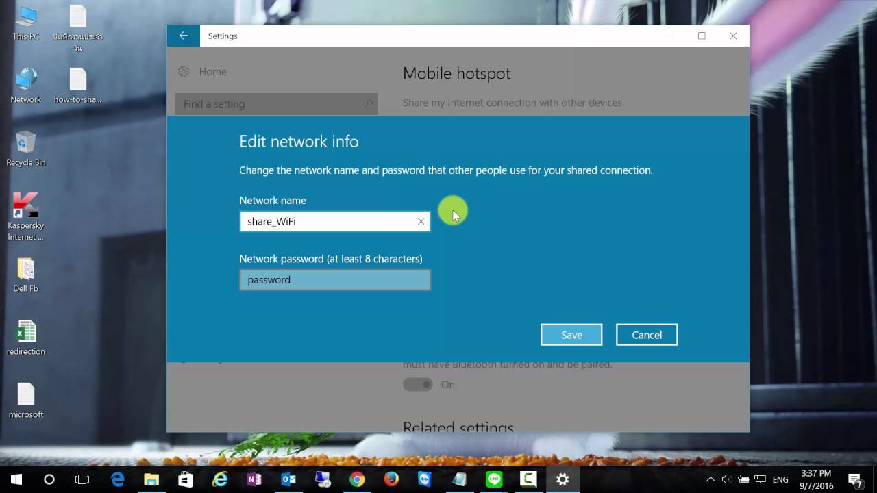 เปิดแชร์ WiFi Hotspot จากโน๊ตบุ๊ค Windows 10 เพื่อใช้เน็ตหรือแชร์ไฟล์กัน