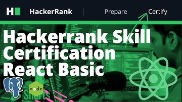 Hackerank Skill Certification  React Basic Certification #04