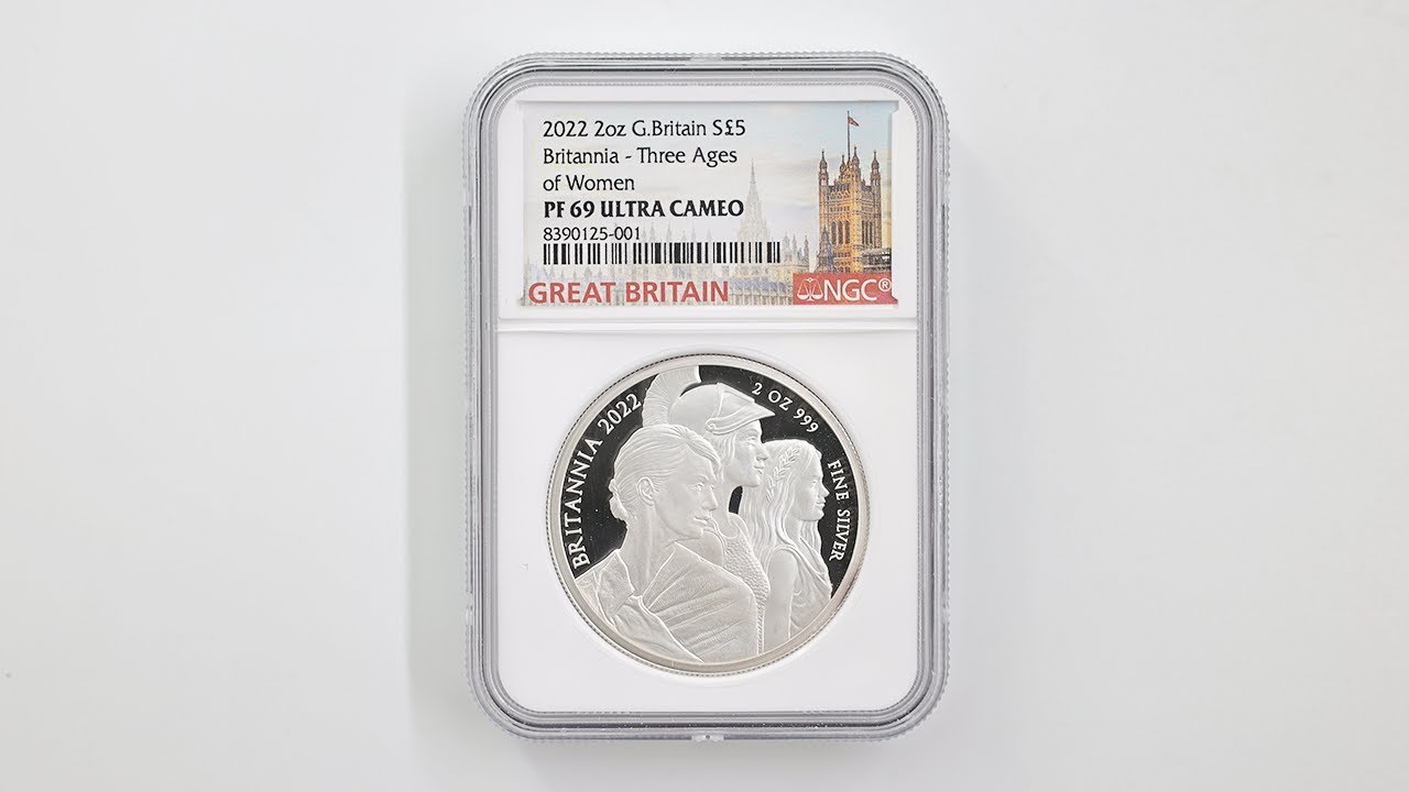 2021 ブリタニア ライオン 2ポンド プルーフ銀貨 NGC PF69UC 2022 英国 ブリタニア 限定版 5ポンド 銀貨 2オンス プルーフ