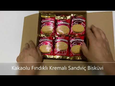 Ülker Çokoprens Tekli Kakaolu Fındıklı Sandviç Bisküvi 30 Gr x 24 Adet