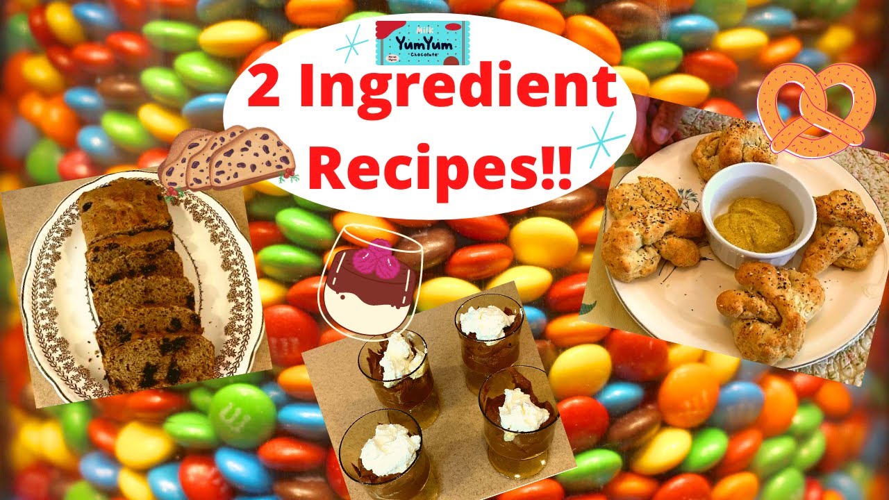 2 Ingredient Recipes! Frugal Living Fun! Save Money! - YouTube
