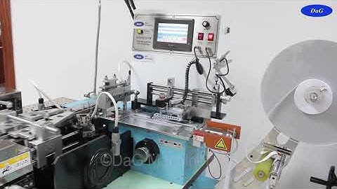 End Folding-Label cutting and folding machine model DG-586