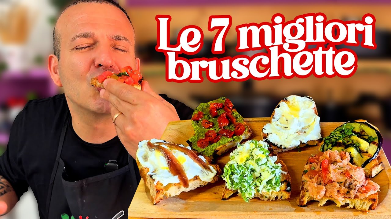 Le MIGLIORI BRUSCHETTE per l’Estate – Facili, Veloci e Gustose! ☀️ La mia classific