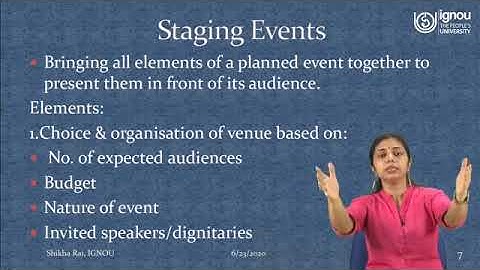 Event Management:  Strategies For MA JMC/PGJMC | Dr. Shikha Rai  IGNOU | New Delhi | INDIA