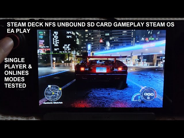 Steam Deck EA Sports Fifa 23 SD Card 60 FPS Gameplay EA Play Version Steam  OS