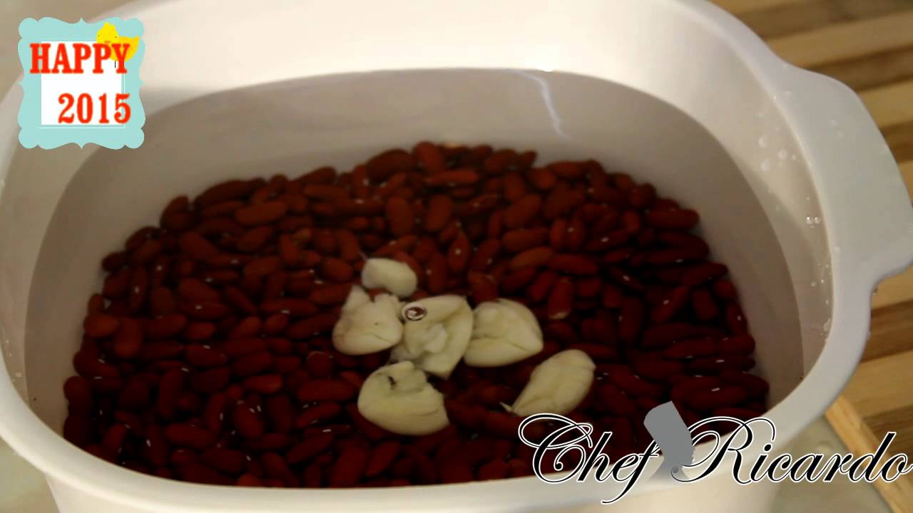 How To Soak Your Red Kidney Beans The Day Before-Grandfathers Style | Recipes By Chef Ricardo | Chef Ricardo Cooking