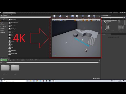 Unreal Engine 4k monitor Fix