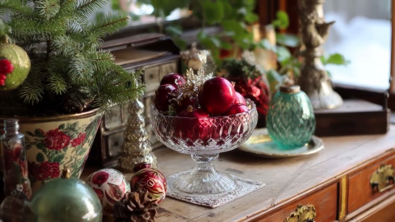 Трогательный винтажный деревенский рождественский декор | Уютный коттедж, ферма, вдохновение для ...