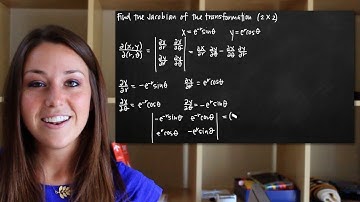 Jacobian of the transformation (2x2) (KristaKingMath)