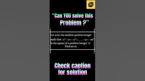 Can You Crack This IOQM Square Puzzle? 🤔 | Find m + n