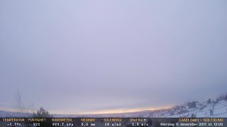 Timelapse Cam 1 - 11. desember 2017