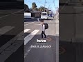 Crossing the road in Japan (@itsyourjapan)