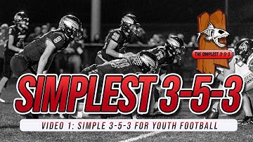 The Simplest 3-5-3 | For Youth Football