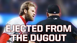 Famous Bryce Harper Gets Ejected and Gabe Kapler goes off on the ump, a breakdown Wealth