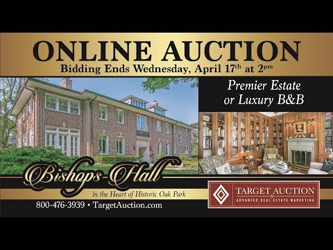 AUCTION: Premier Residence or Luxury Turnkey B&B in Oak Park (Chicago), IL. Auction Ends April 17th.