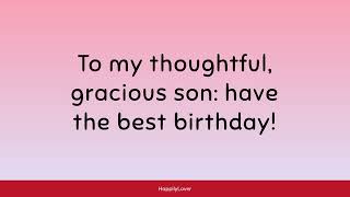 Best Happy Birthday Wishes for Your Son 🎉🎂 Celebrate Your Son
