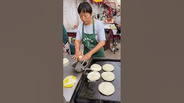 Thumbnail of Scallion Pancake- Chinese street food. #pancakes  #streetfood #nightfood #traveltips #travel #food