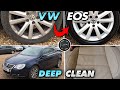 Deep Cleaning a VW Eos/Golf 12 year old Disaster detail Dirty/Filthy Car