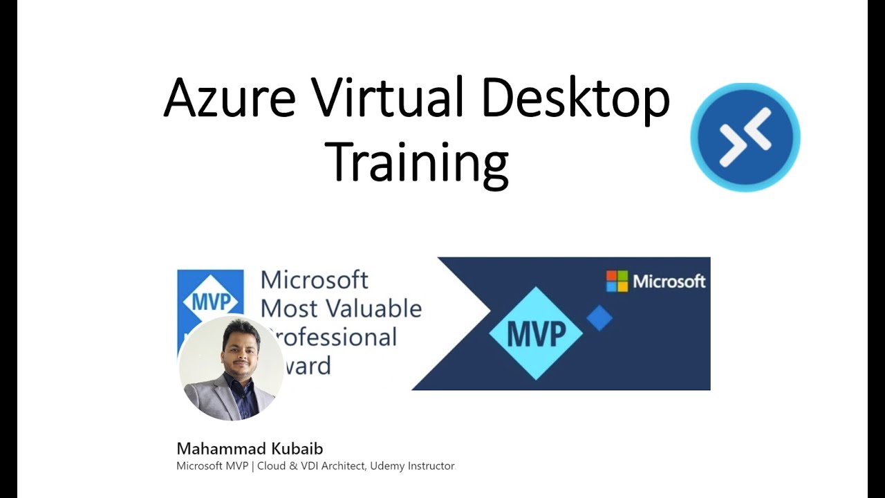 1. Azure virtual desktop training introduction