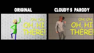 Baldi 'You're Mine' - original vs my parody (comparison)