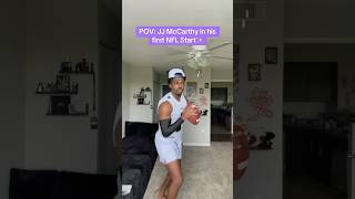 JJ McCarthy DEFINITELY made up for the Pick‼️🤞🏾 #football