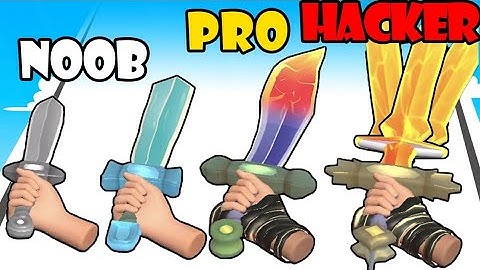 NOOB vs PRO vs HACKER - Sword Melter 2 Gamplay Satisfying Games (Android,iOS)
