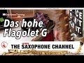 Daily Sax 062 Das hohe G - High Notes auf dem Saxophon lernen